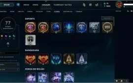 CONTA LEAGUE OF LEGENDS - GOLD 4 - 54 CHAMPS - 31 SKINS