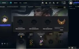CONTA EX GOLD MMR ALTO/ ✨MUITO RP✨