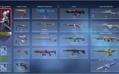 Conta Valorant nvl 134 com skins e passe Rank Radiante