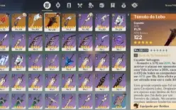 Hutao + Bis + Simulacra + Harpa Celestial + Tumulo do Lobo