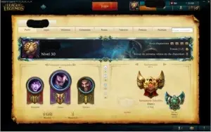 Conta League of Legends, gold1 soloQ/ plat1 flex