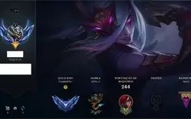CONTA DE LEAGUE OF LEGENDS (LOL) DIAMANTE 1 (D1) MMR MESTRE