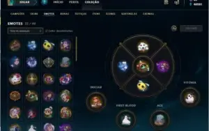 CONTA LEAGUE OF LEGENDS  TOP PARA COLECIONADOR