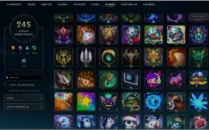 Conta League Of Legends - Ouro III, 144 Campeões e 210 skins