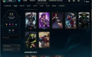 Conta Unranked - 100 campeões - 33 skins ( Preço Bom )