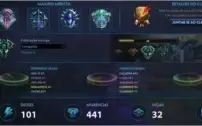 Conta - Smite 450 Skins