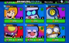 Brawl Stars | 17779 Troféus | 4 Lendarios | 12 Cromaticos