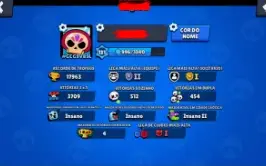 Brawl Stars | 17779 Troféus | 4 Lendarios | 12 Cromaticos
