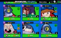 Brawl Stars | 17779 Troféus | 4 Lendarios | 12 Cromaticos