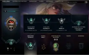 Conta lol / Platina 3 / 19 skins / 63 campeões