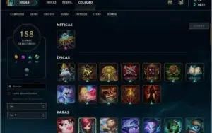 Conta prata 1 com 269 skins