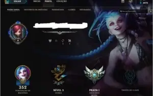 Conta prata 1 com 269 skins