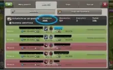CLÃ NÍVEL 14 CLAN ÓTIMO HISTÓRICO GUERRAS COM BANNER 200v