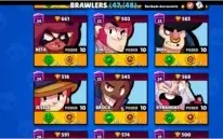 Brawl Starts (47/48) FULL ESTRELA + ACESSÓRIOS + NOME GRÁTIS