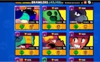 Brawl Starts (47/48) FULL ESTRELA + ACESSÓRIOS + NOME GRÁTIS