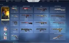 Conta Valorant Várias skins + Platina 3