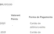 Conta vava cheia de skin