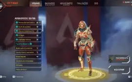 (Pc) Conta Apex - 7 Heranças E 400 Lendários + Muitas Skins
