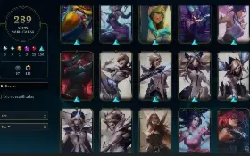 Conta Lol Level 918 100% Segura 289 Skins