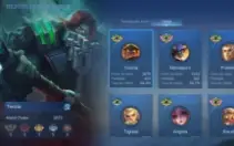 Conta móbile legendes 300 reais 152 skins épicas  116