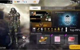 Conta gemada Free Fire melhor custo benefício
