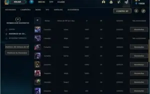 Conta DIAMANTE 3 (email não verificado), 25 champs e 1 skin
