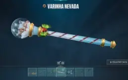 Conta com 5 facas, skins de armas e tudo mais