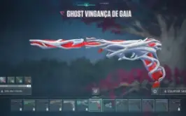 Conta com 5 facas, skins de armas e tudo mais
