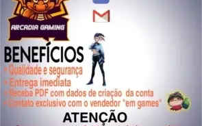 💥Conta Ouro 4💥 (acompanha dados de criação)📃