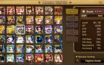 Summoners War Global com Savannah Bastet Nana Perna Charlote