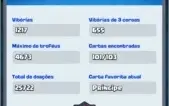 Conta lvl 10 Clash Royale faltando duas cartas