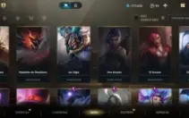 Conta Wild Rift com 54 Skins e todos os Campeões