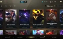 Conta Wild Rift com 54 Skins e todos os Campeões