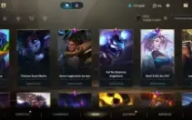 Conta Wild Rift com 54 Skins e todos os Campeões