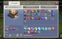 Clash Of Clans CV11 5 construtores, Herois LVL: 43,45 e 12
