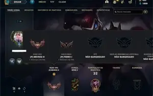 Conta Ferro 1 com 40 Champs e 19 Skins + 700 RP