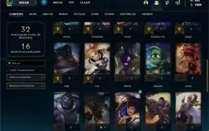 Conta Ferro 1 com 40 Champs e 19 Skins + 700 RP