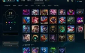 Conta LoL platina IV 46 champ 34 skins (skin vayne 10gema)