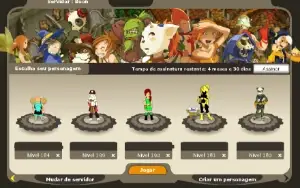 Conta top dofus, vários eixos,itens e personagens 180+