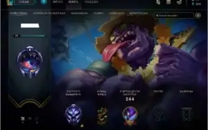 CONTA LOL DIAMANTE 4
