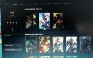 Conta lol ouro, desde 2014!!!