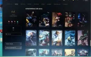 Conta lol ouro, desde 2014!!!