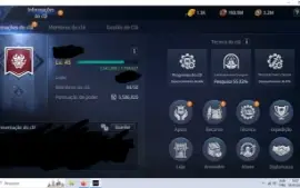 Vendo Clã Mir4 Level 45, Ativo, Neutro, Sa 62