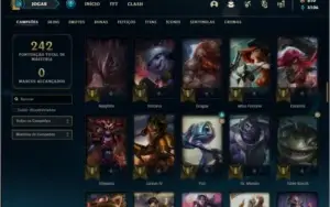 Conta prata 4 com 24 skins e 92 champs ( CRIADA EM 2012 )