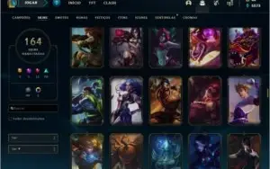 CONTA LOL 🌟 164 SKINS 🌟 149 CAMPEOES
