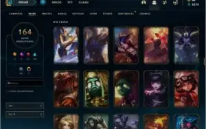 CONTA LOL 🌟 164 SKINS 🌟 149 CAMPEOES