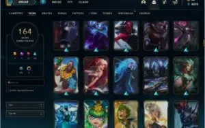 CONTA LOL 🌟 164 SKINS 🌟 149 CAMPEOES