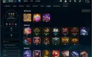 Conta League of Legends MMR Platina