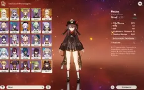 Conta hutao + yoimiya + arma da yoimiya + keqing