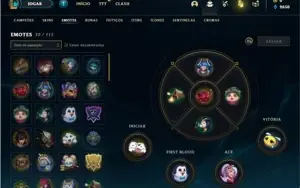 Conta prata 3 com 61 Champs e 16 Skins